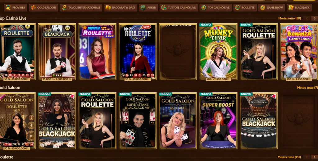 Giochi live di AmunRa