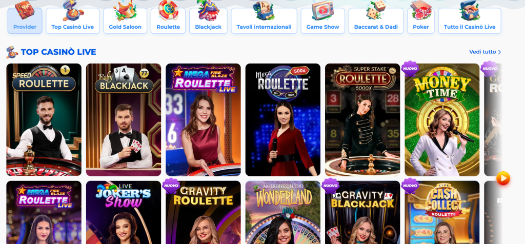 Giochi live di Posido