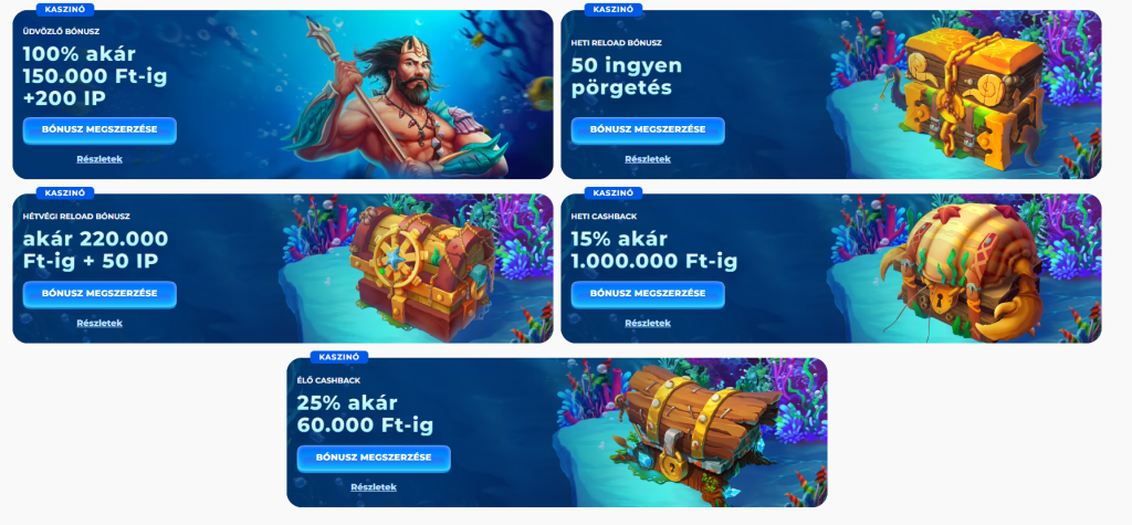 Pagina del bonus di benvenuto di Posido Casino con l'offerta del 100% e i giri gratis