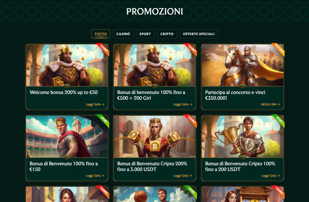 Bonus di Casinia