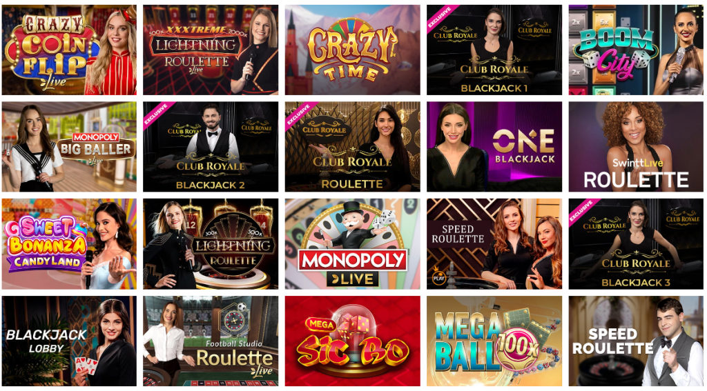 Giochi live di Alf Casino