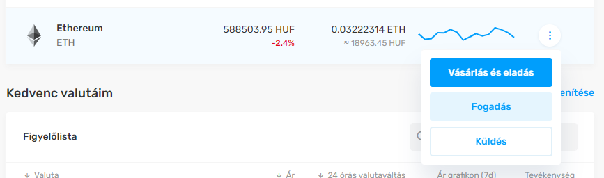 Inviare criptovaluta