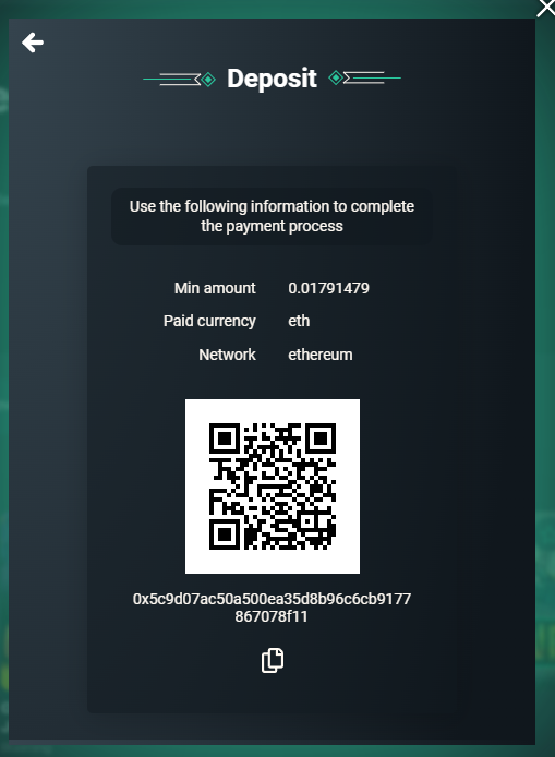 Deposito nel Vave Casino