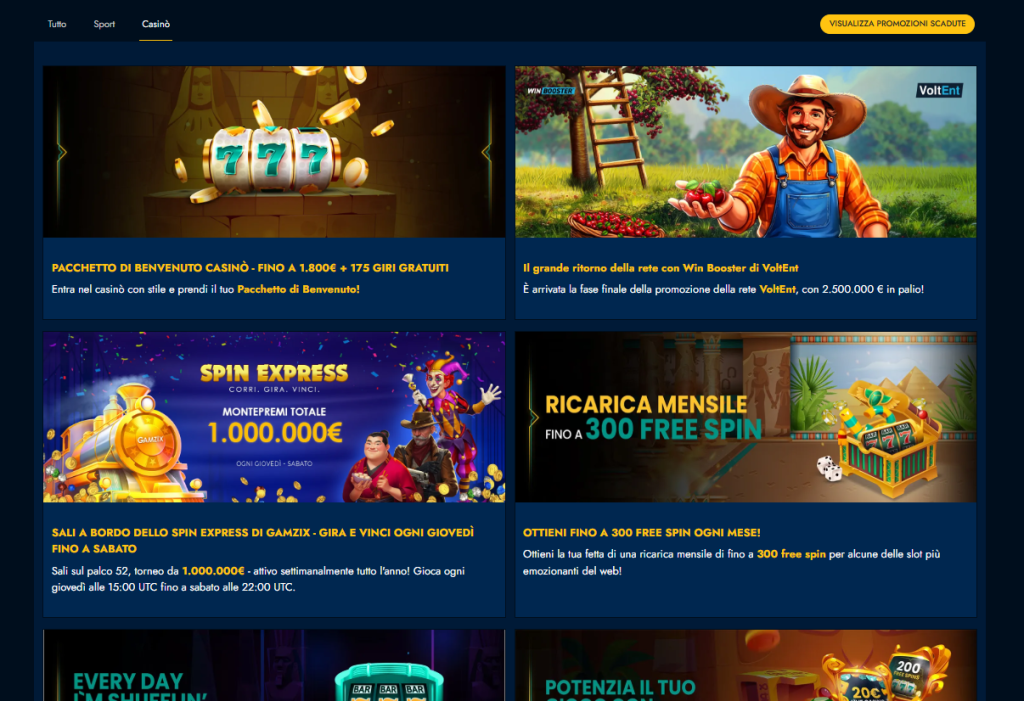 Bonus di Book of Casino