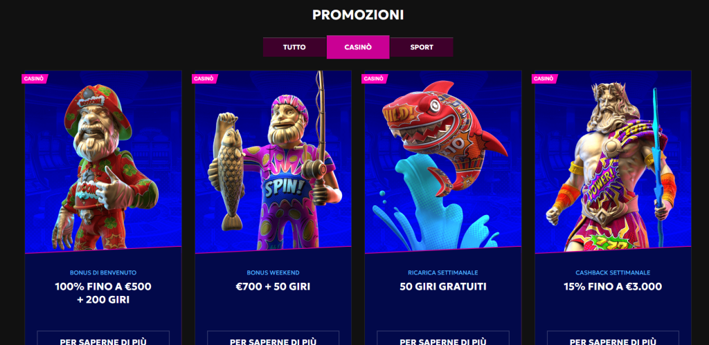 Promozioni di RTBet