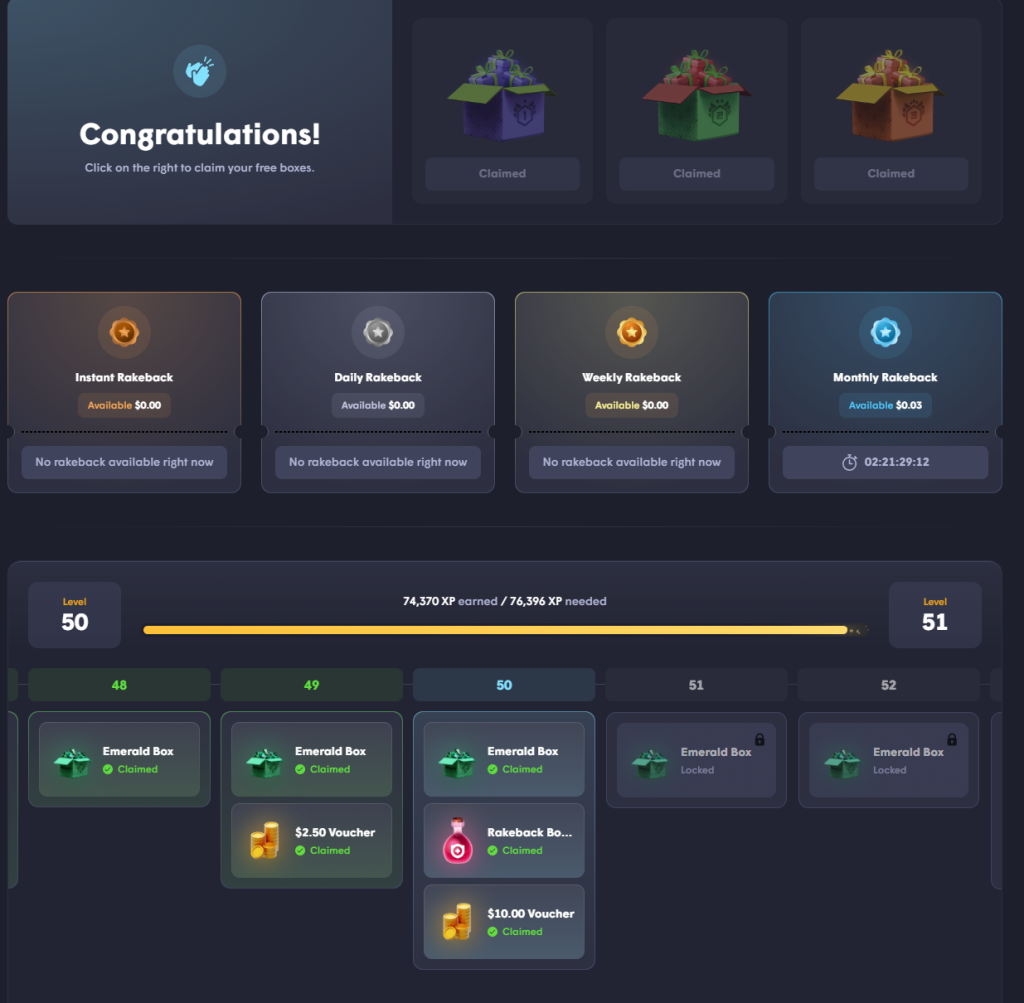 Upgrader – ricompense