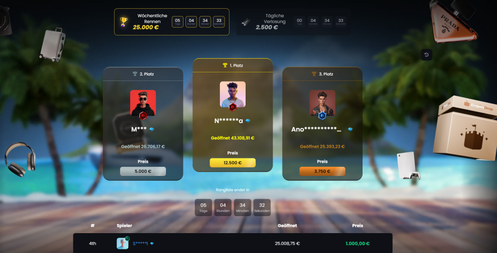 EmpireDrop – competizioni