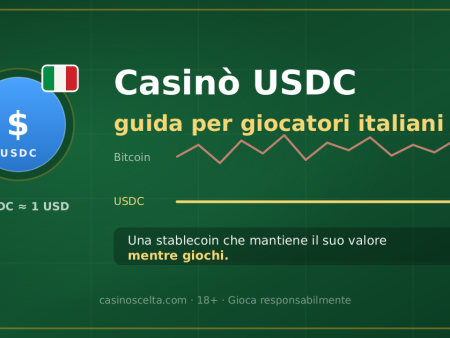 Casinò USDC: i migliori per giocatori italiani nel 2026